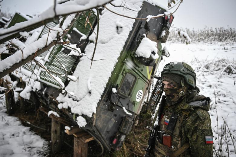 Военнослужащий батальонной тактической группы (БТГР) «Каштана» спецназа «Ахмат»