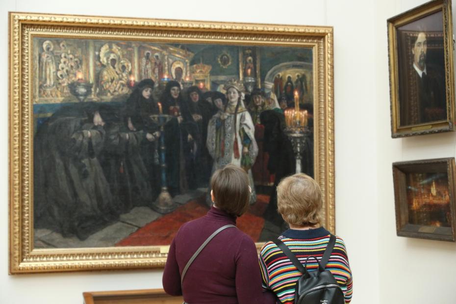 «Посещение царевной женского монастыря»