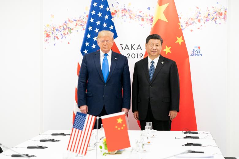 Дональд Трамп и Си Цзиньпин 2019 г