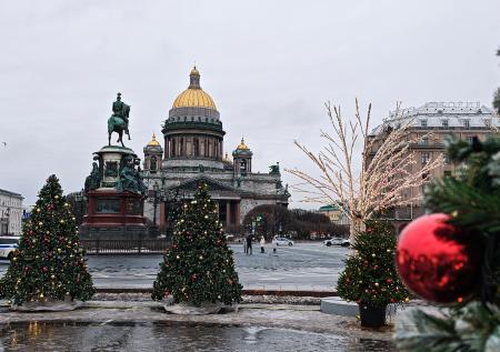 Уходящий под воду Петербург показали на видео