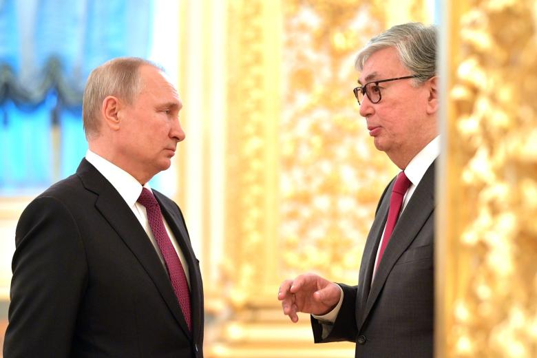 Владимир Путин и Касым-Жомарт Токаев