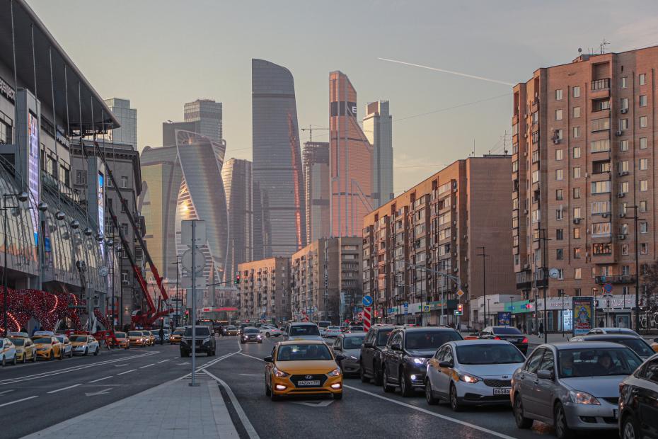 Вид на Московский международный деловой центр Москва-Сити
