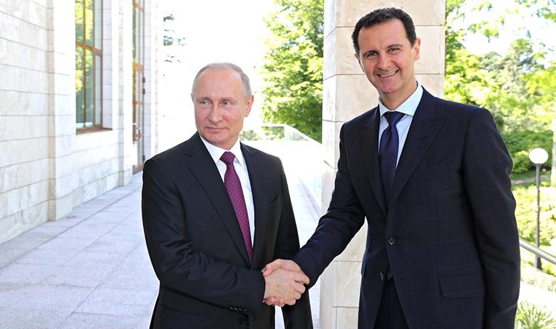 Владимир Путин и Башар Асад