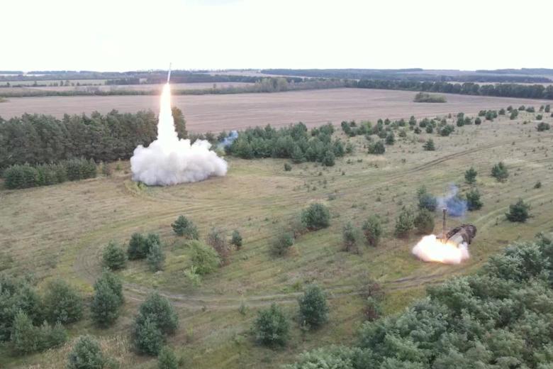 Боевая работа расчетов ОТРК «Искандер»