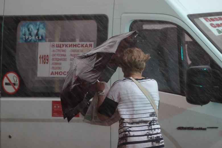 Дождь в Москве