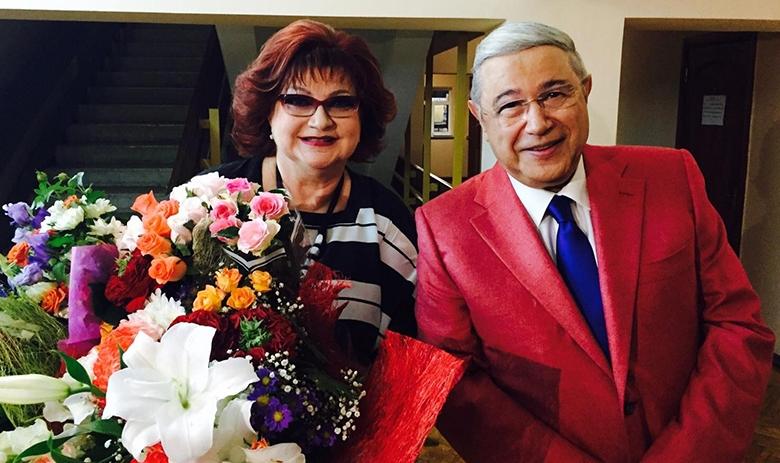 Елена Степаненко и  Евгений Петросян
