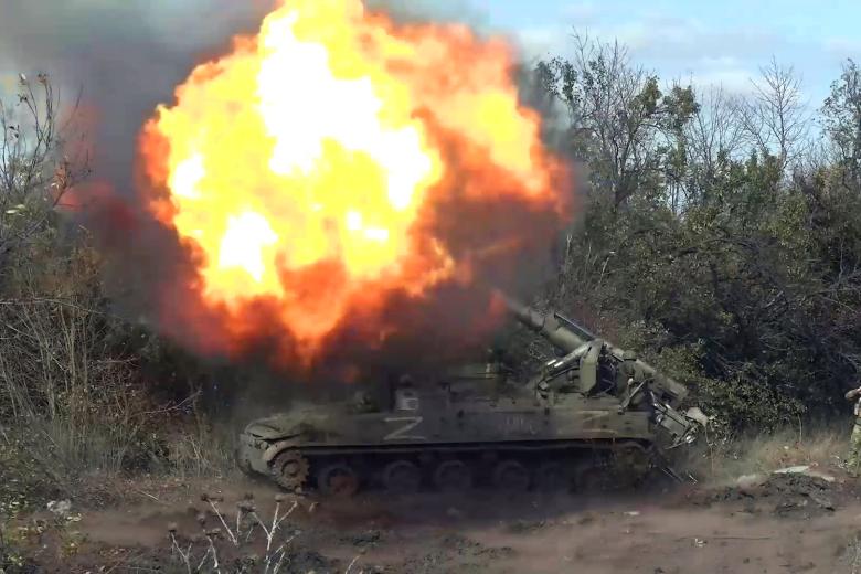 Боевая работа расчетов САУ «Гиацинт» в зоне СВО