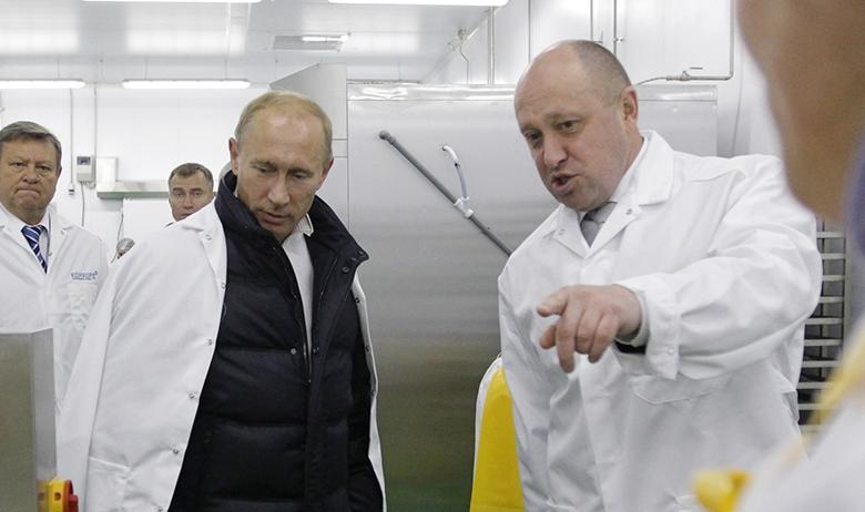 Владимир Путин и Евгений Пригожин