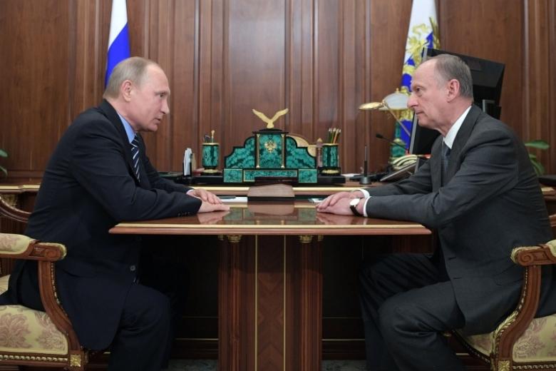 Президент РФ Владимир Путин, Николай Патрушев