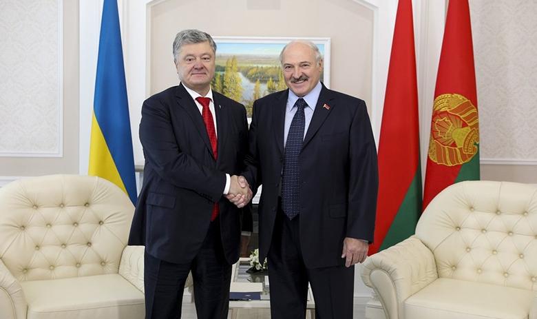 Пётр Порошенко и Александр Лукашенко
