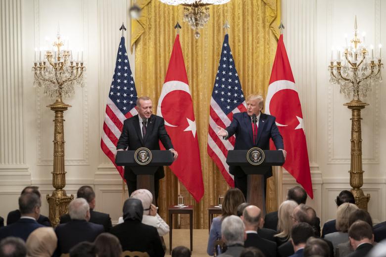 Реджеп Тайип Эрдоган и Дональд Трамп