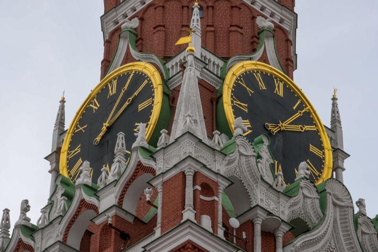 Куранты на Спасской башне Кремля