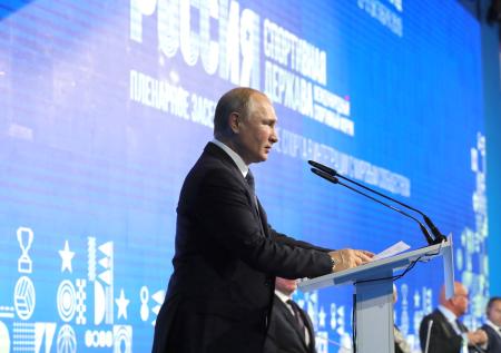 Путин заявил, что следующее заседание Совета по спорту состоится весной
