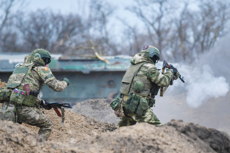 Бойцы ВС РФ в зоне СВО