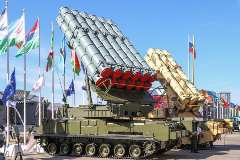 Зенитный ракетный комплекс «Викинг» на выставке в рамках Международного военно-технического форума «Армия-2022»