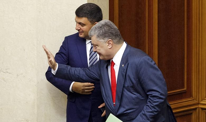Владимир Гройсман и Пётр Порошенко