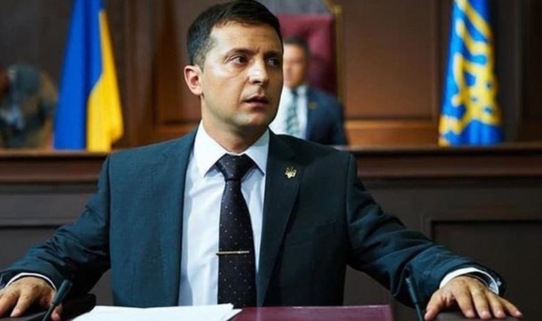 Кандидат в президенты Украины, шоумен Владимир Зеленский