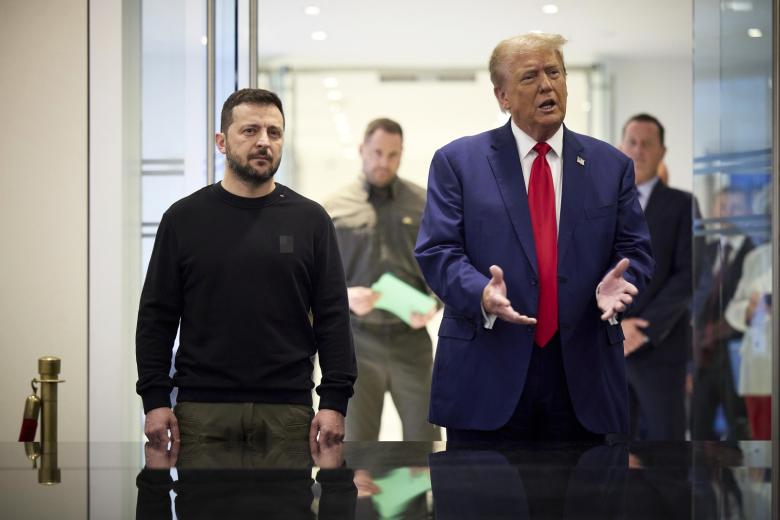 Владимир Зеленский и Дональд Трамп