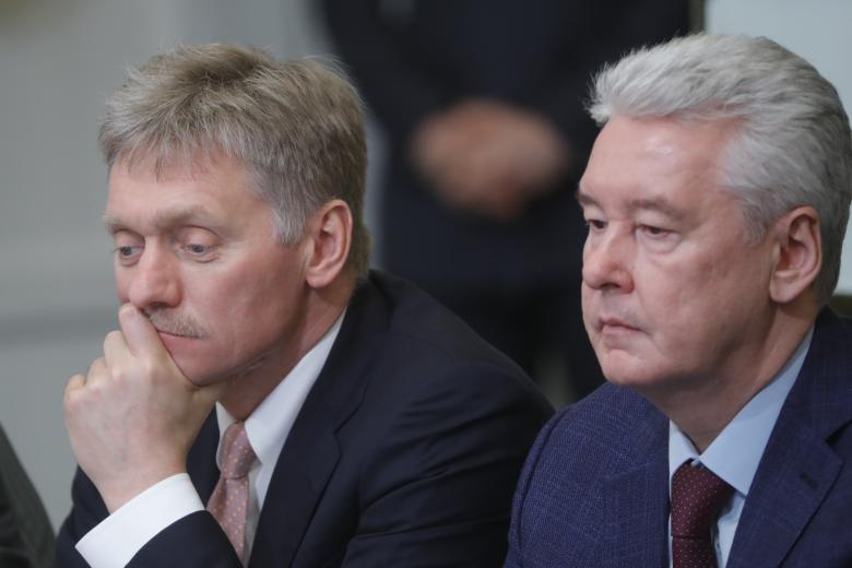 Дмитрий Песков и Сергей Собянин