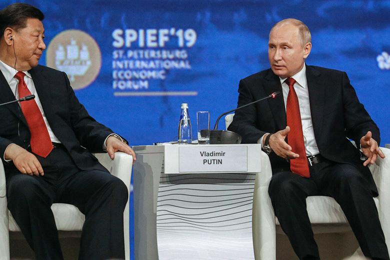 Си Цзиньпин и Владимир Путин