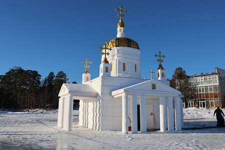 Ледяная часовня появится в Челябинской области