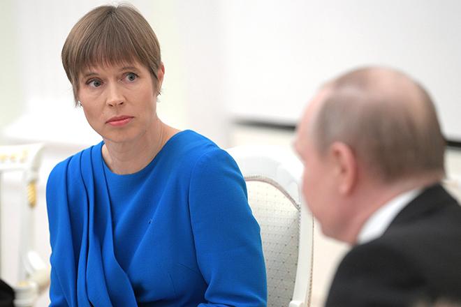 Керсти Кальюлайд и Владимир Путин