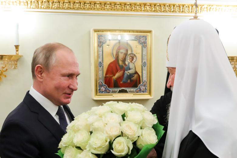 Владимир Путин и Патриарх Кирилл