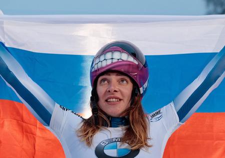 Никитина выиграла Кубок России по скелетону