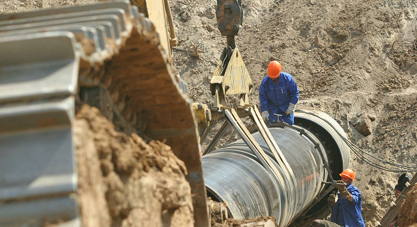 Строительство газопровода «Северный поток — 2»