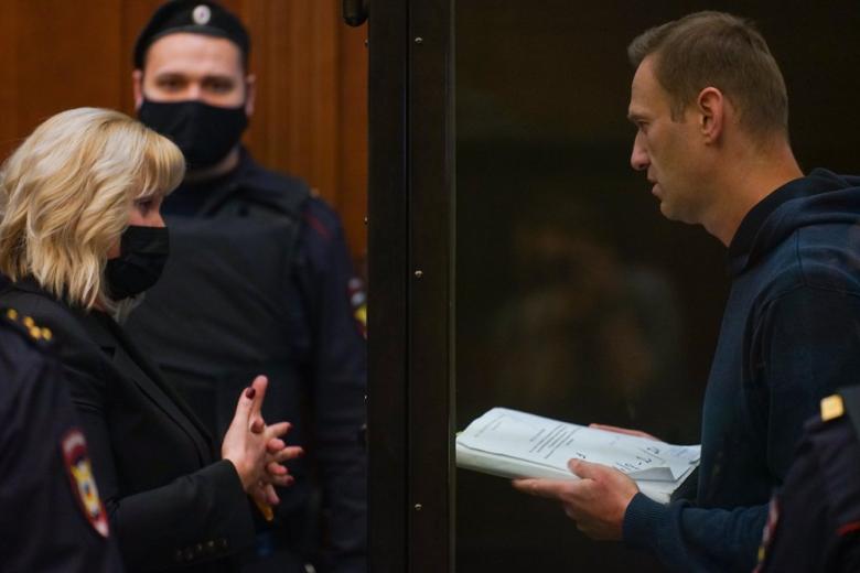 Ольга Михайлова и Алексей Навальный