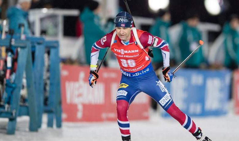 Олимпийский чемпион по биатлону Оле Эйнар Бьорндален 