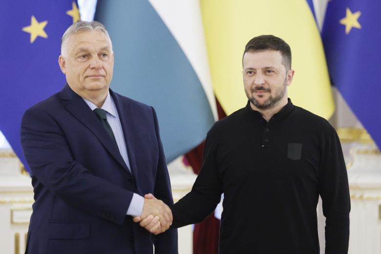 Виктор Орбан и Владимир Зеленский