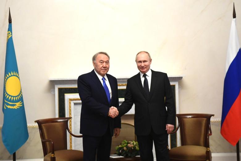 Нурсултан Назарбаев и Владимир Путин