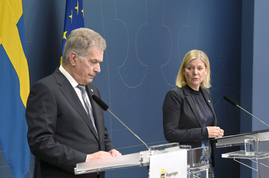 Саули Ниинистё и Магдалена Андерссон