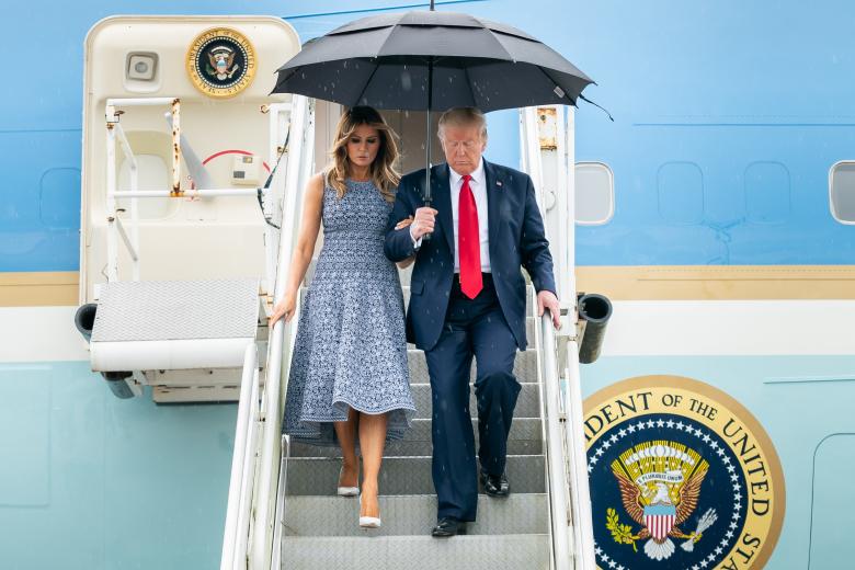 Мелания и Дональд Трамп