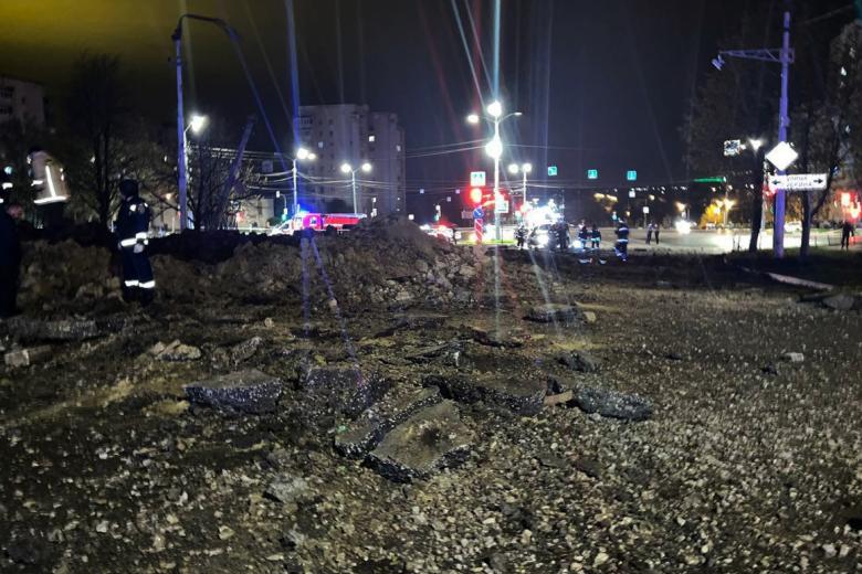 Последствия взрыва в Белгороде