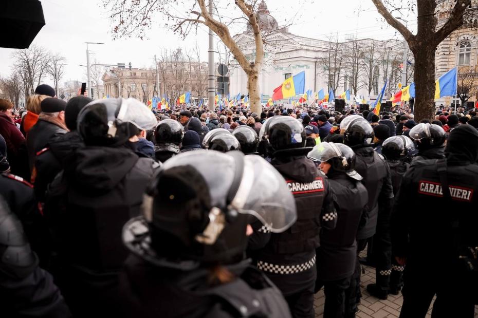 Протестная акция оппозиции в Кишиневе