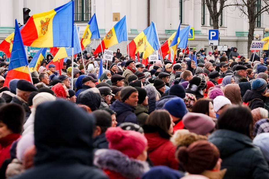 Протестная акция оппозиции в Кишиневе