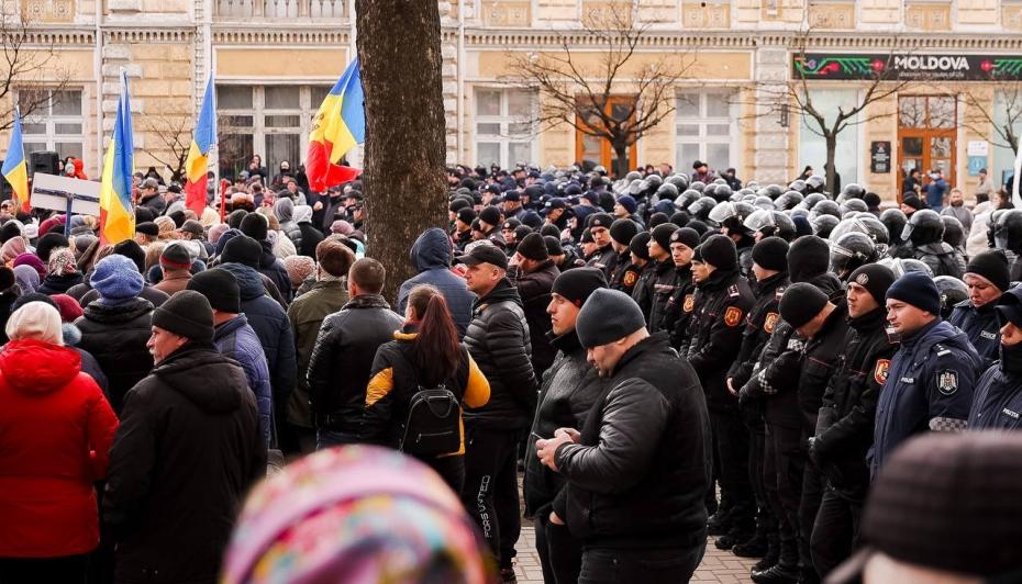 Протестная акция оппозиции в Кишиневе