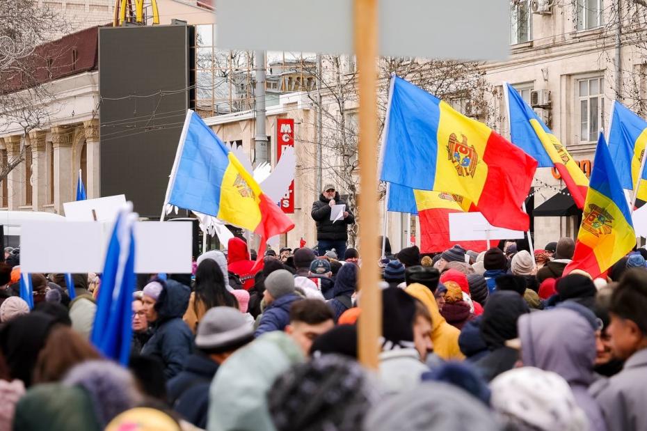 Протестная акция оппозиции в Кишиневе