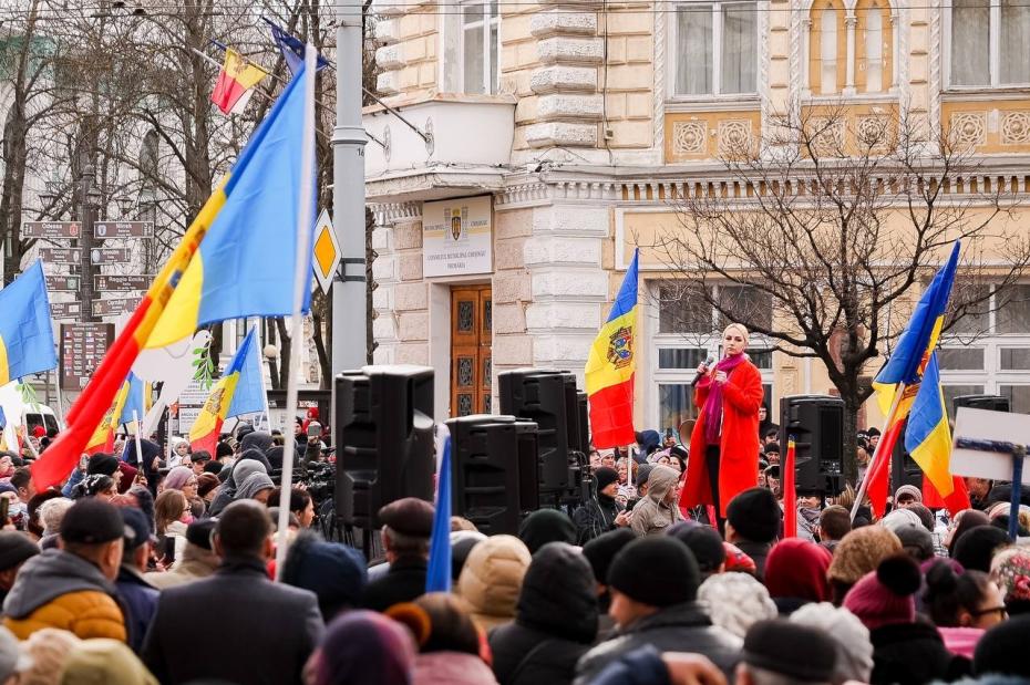 Протестная акция оппозиции в Кишиневе