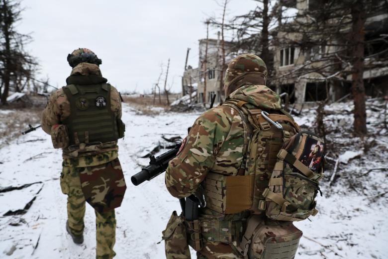 Военнослужащие ВС РФ в Авдеевке