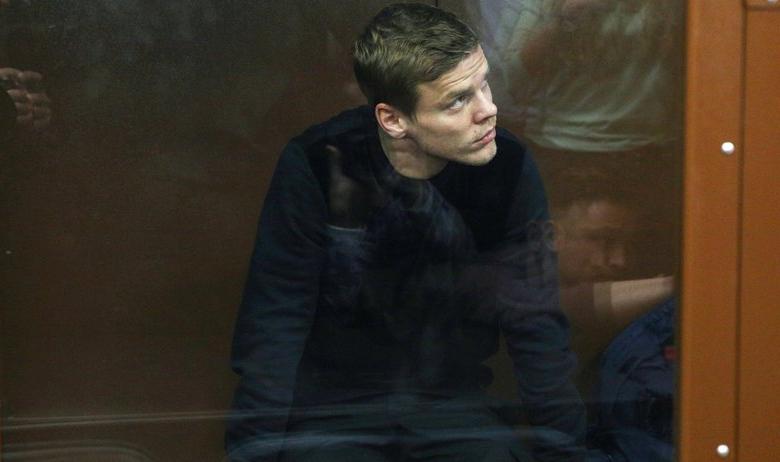 Александр Кокорин в суде