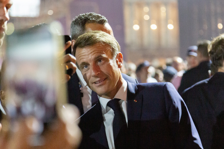 Французский президент Эммануэль Макрон 
