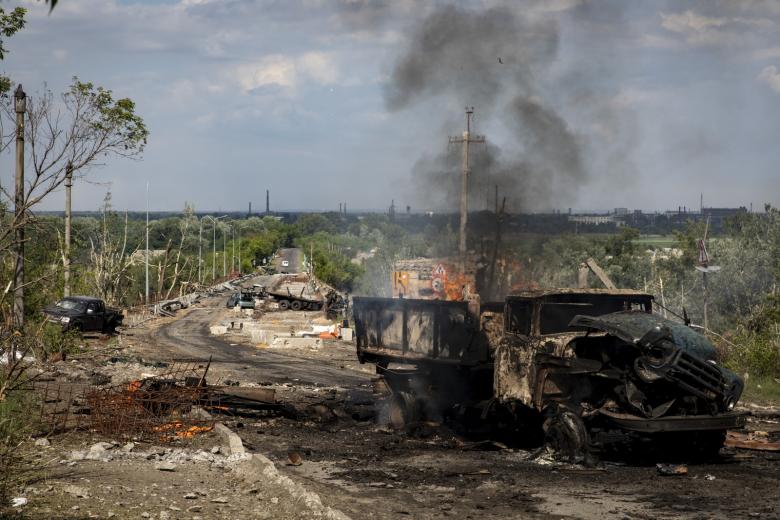  Ситуация у города Лисичанска Луганской области 