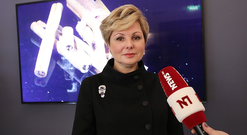 Директор Музеев Московского Кремля Елена Гагарина