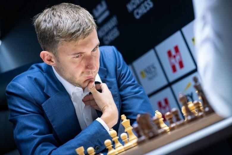 Российский гроссмейстер Сергей Карякин