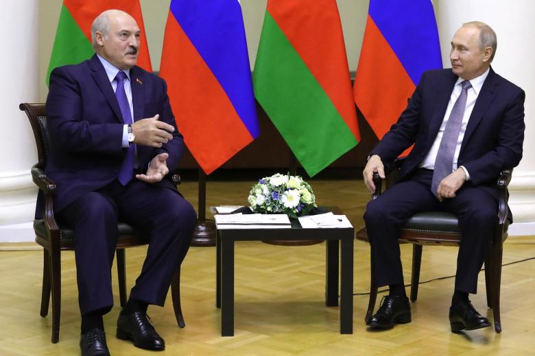 Александр Лукашенко и Владимир Путин