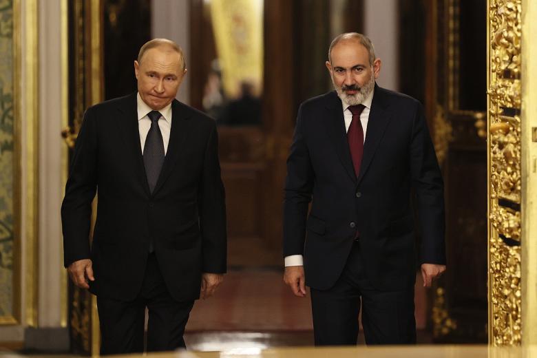 Владимир Путин и Никол Пашинян