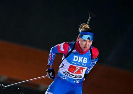 Павлова выиграла спринт на чемпионате России по биатлону